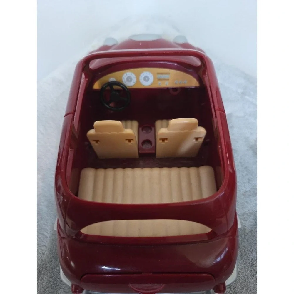 Calico Critters Sylvianian Families Red Burgundy Cruiser Car Toy Used